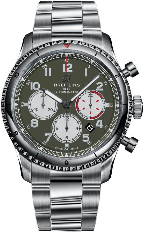 Breitling Aviator 8 B01 Chronograph 43 mm Curtiss Warhawk AB01192A1L1A1