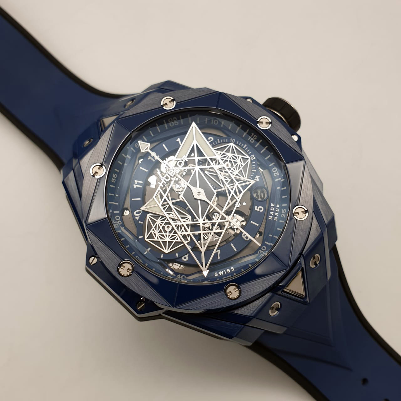 Hublot Big Bang Sang Bleu II Blue Ceramic 45 mm 418.EX.5107.RX.MXM21
