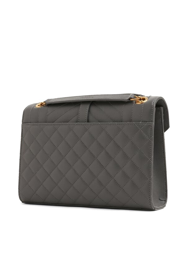 Сумка Saint Laurent Envelope Medium Chain Bag Grey