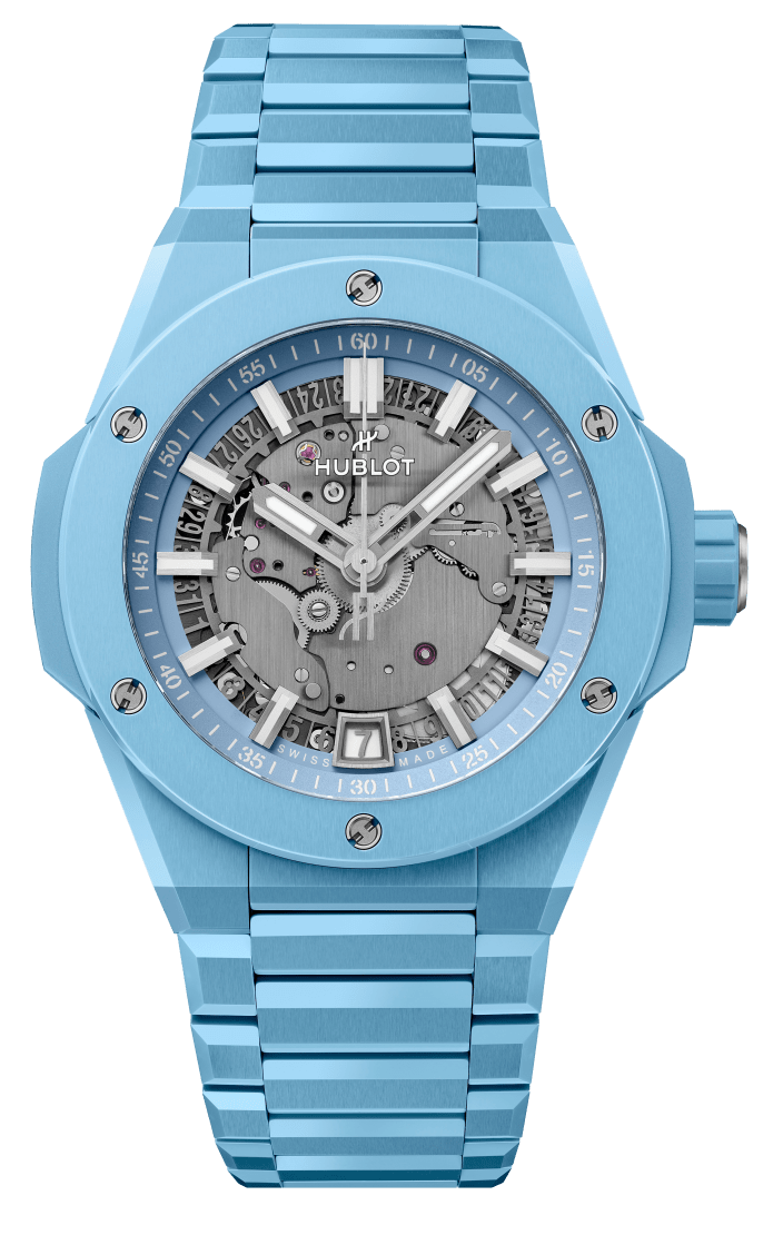 Hublot Big Bang Integrated Time Only Sky Blue Ceramic 40 mm 456.EX.5120.EX