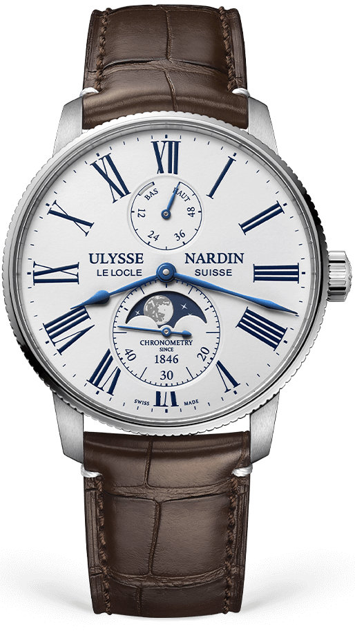 Ulysse Nardin Marine Chronometer Torpilleur Moonphase 42 mm 1193-310LE-0A-175/1B