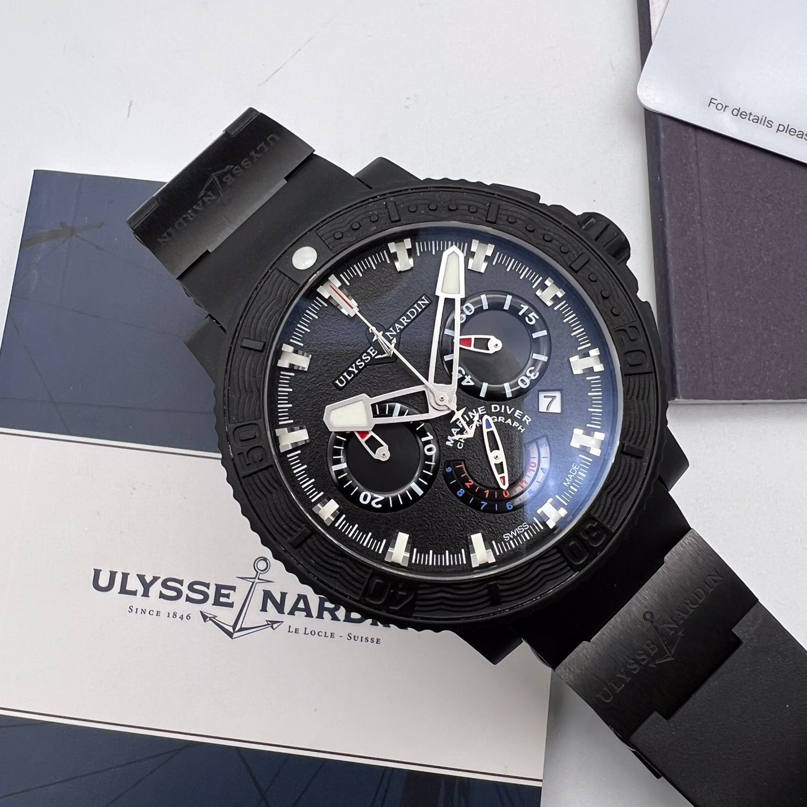 Ulysse Nardin Marine Diver Black Sea Chronograph 353-92-3C