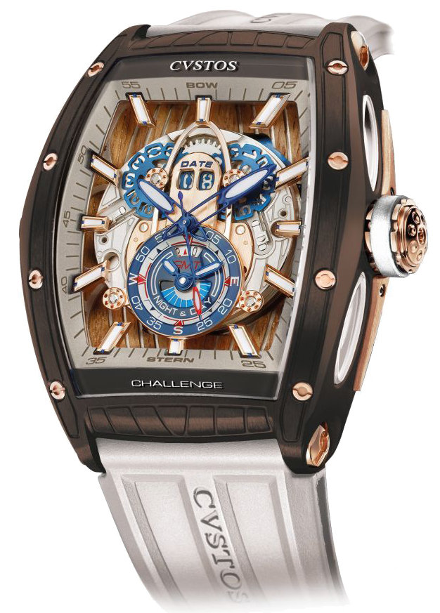 Cvstos Hour Minute Seconde Challenge GT 41 х 53.7 mm Sealiner GMT Brownsea