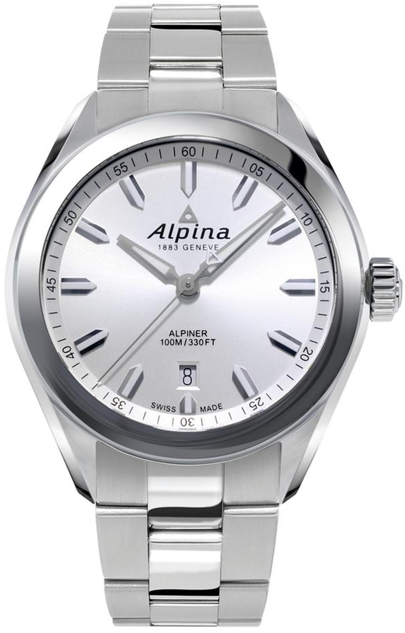 Alpina Alpiner Quartz Selver 42 mm AL-240SS4E6B