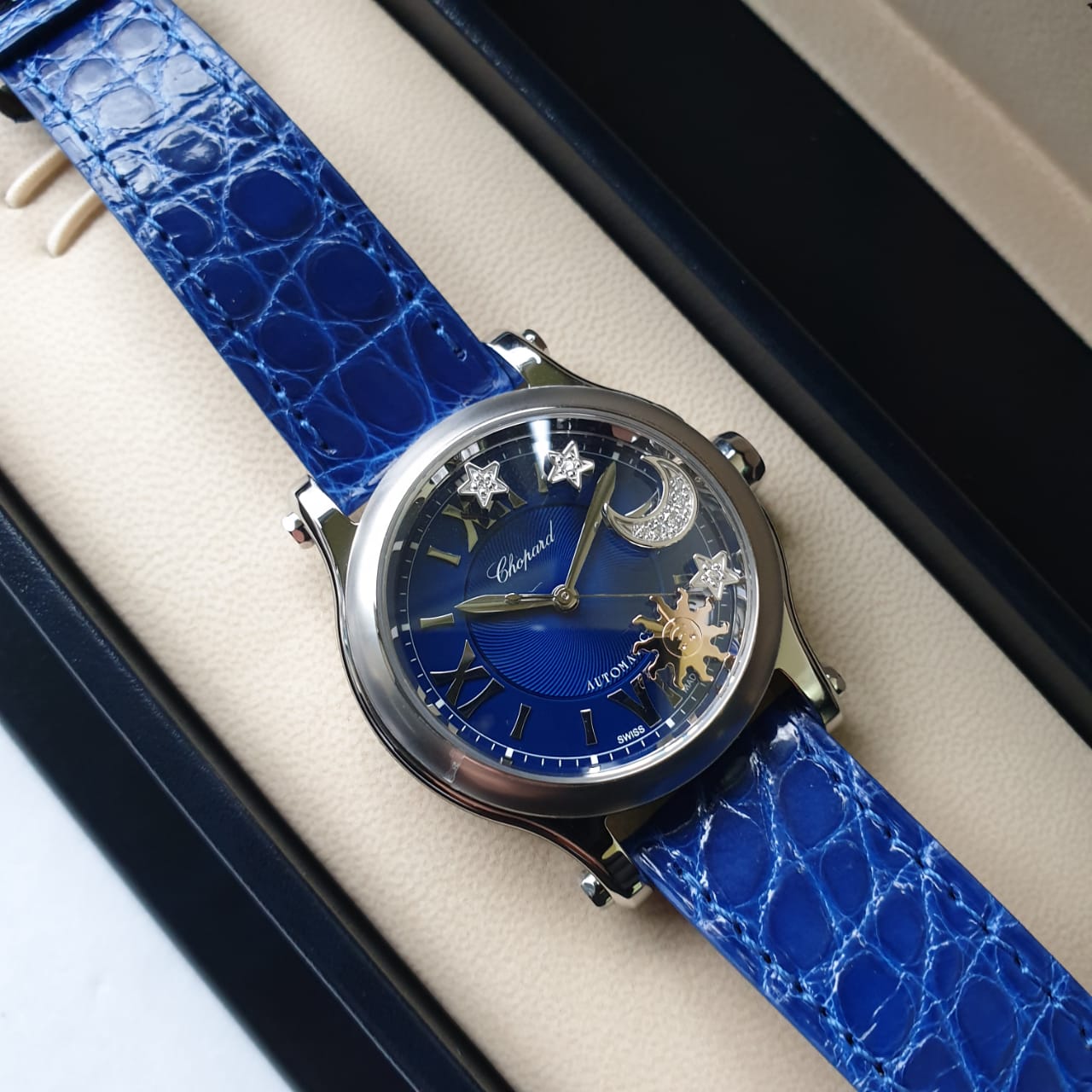 Chopard Happy Sport Sun, Moon and Stars 36 mm 278559-3011