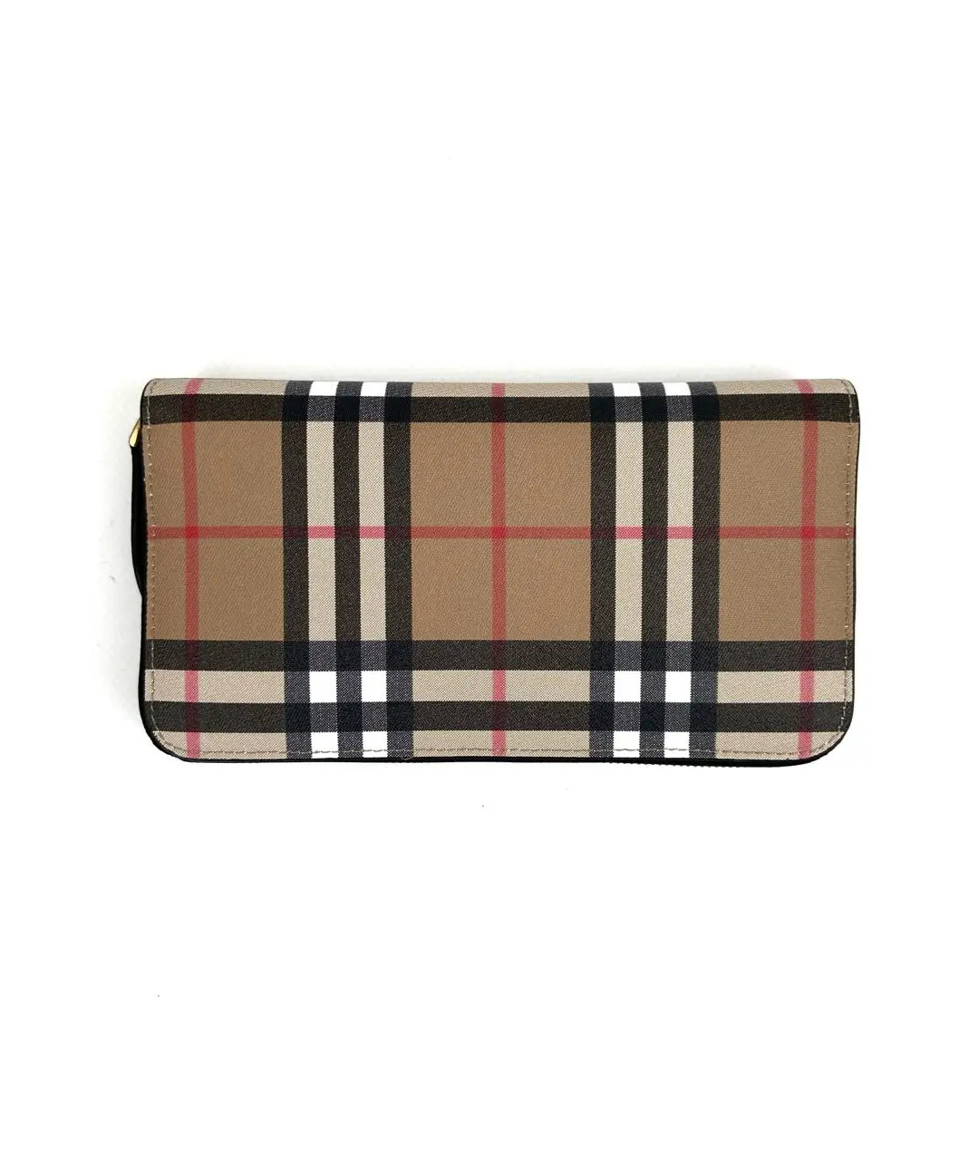 Кошелек Burberry Beige Canvas Leather