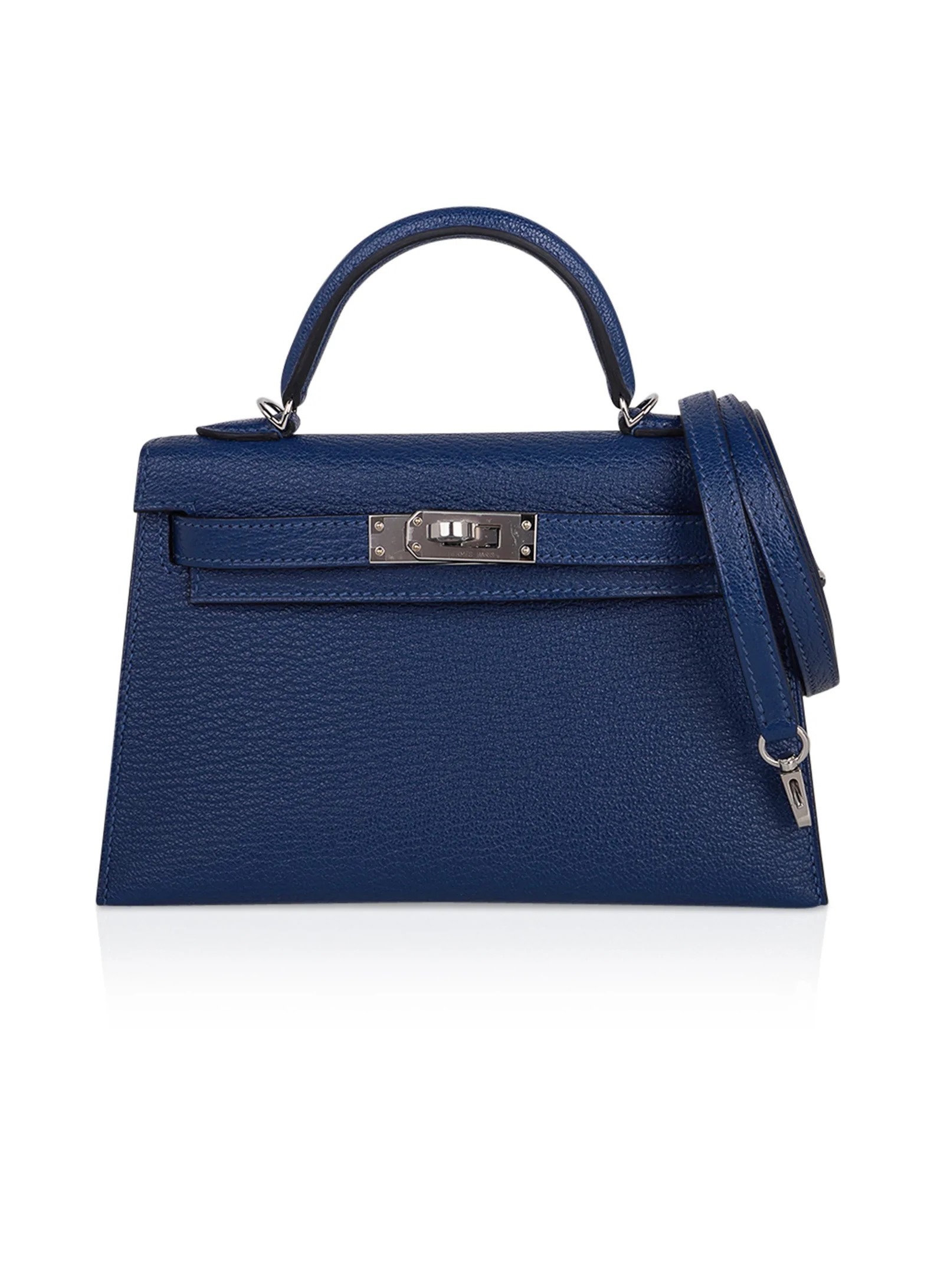 Сумка Hermes Mini Kelly 20 Blue Sapphire Epsom PHW