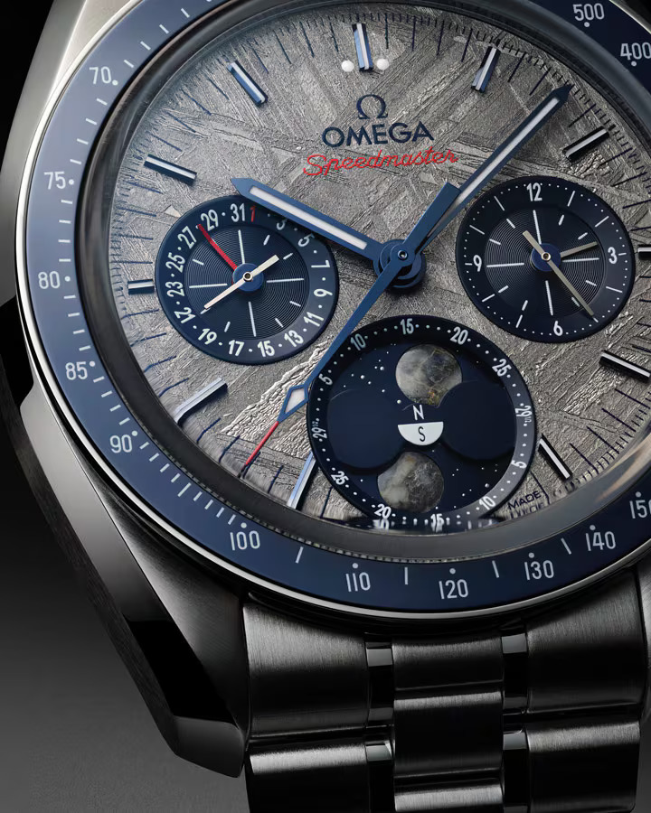 Omega Speedmaster Moonphase Meteorite 43 mm 304.30.43.52.06.001