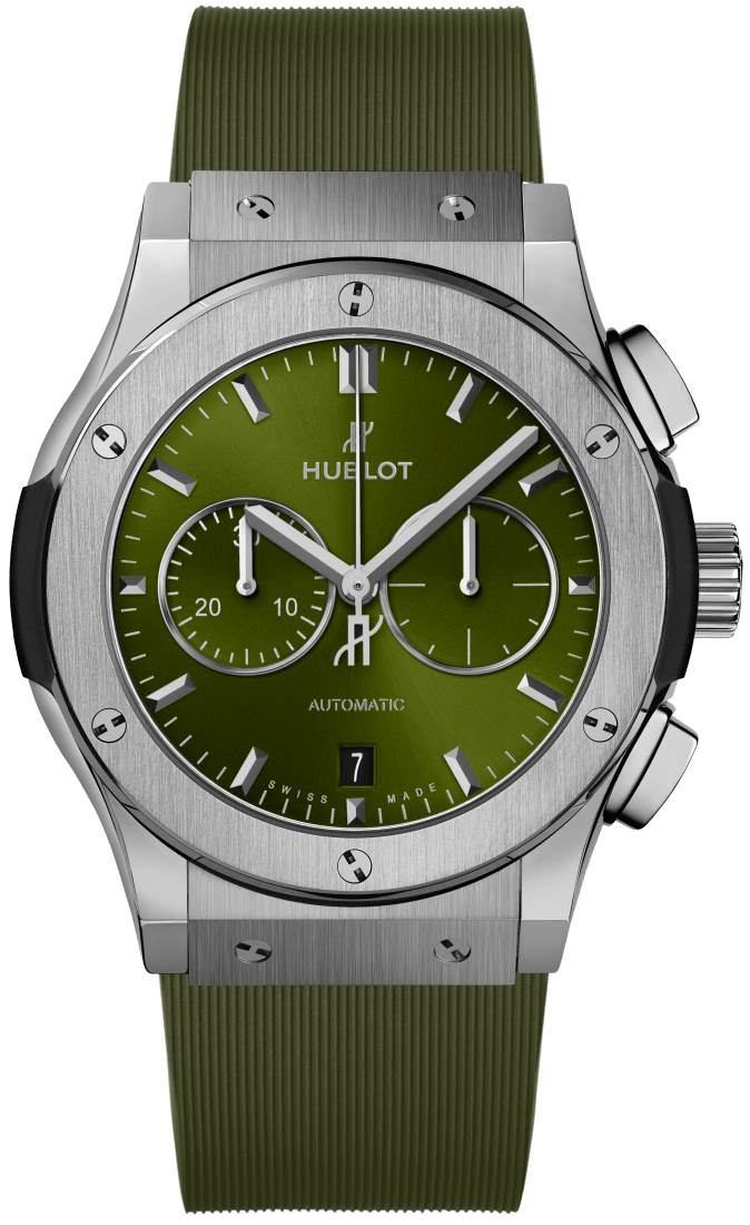Hublot Classic Fusion Chronograph Titanium Green 42 mm 541.NX.8970.RX