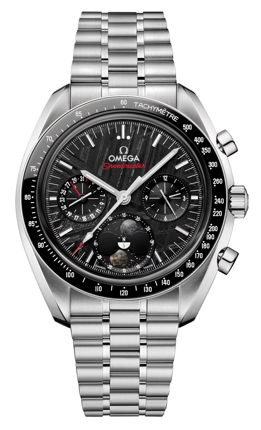 Omega Speedmaster Moonphase Meteorite 43 mm 304.30.43.52.01.001