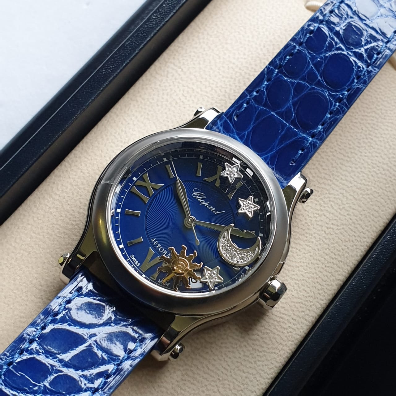 Chopard Happy Sport Sun, Moon and Stars 36 mm 278559-3011