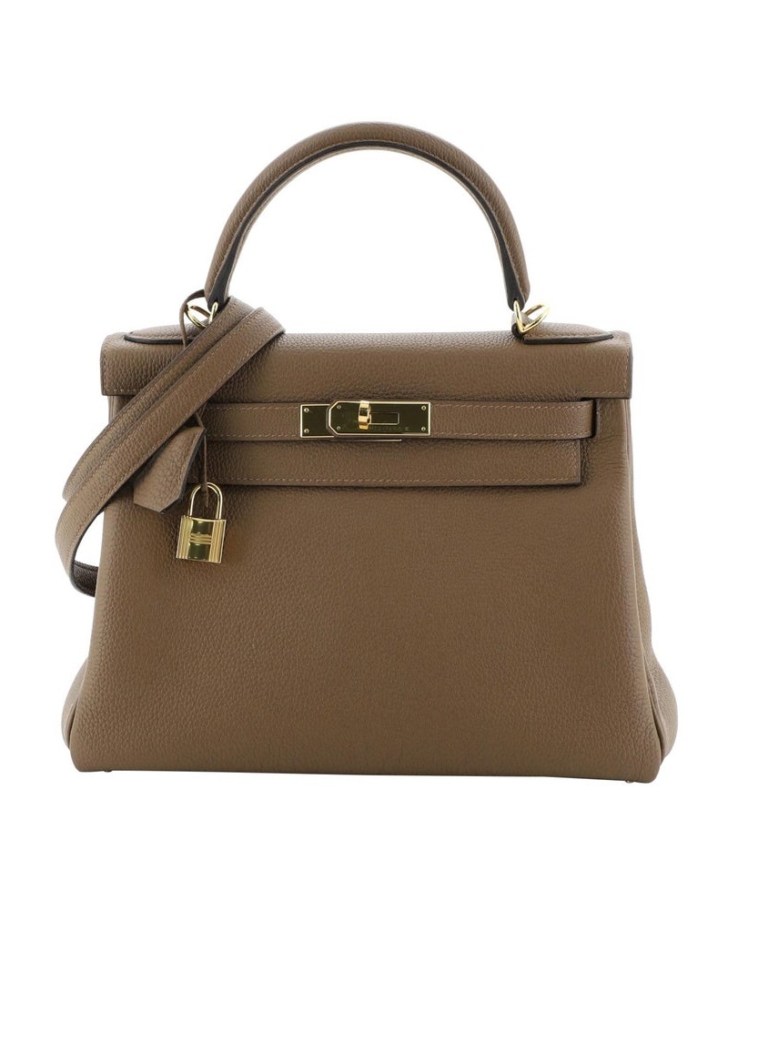 Сумка Hermes Kelly 25 Alezan Togo GHW