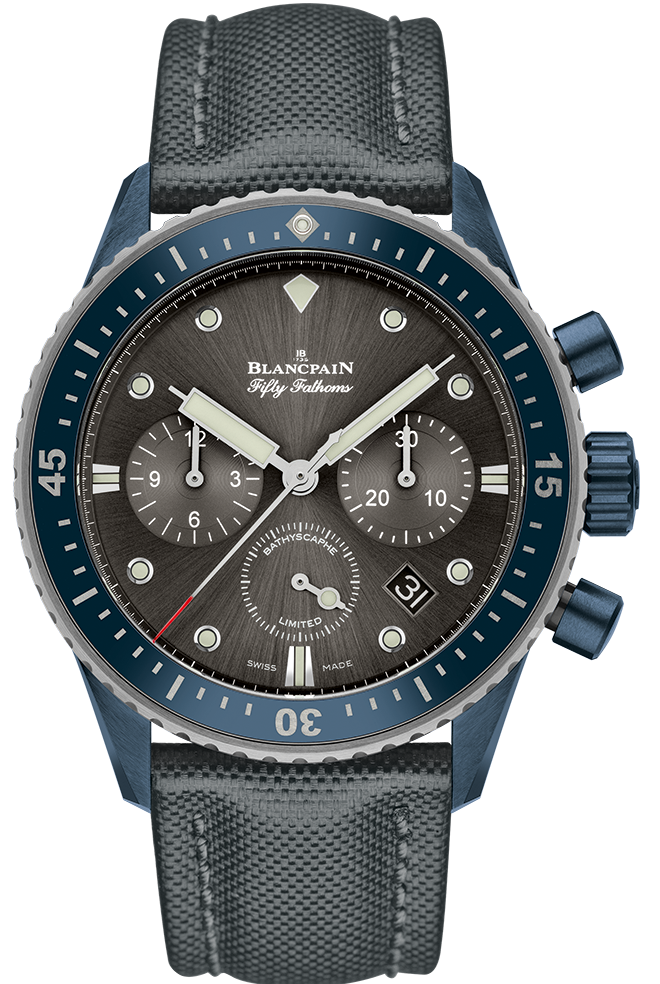 Blancpain Fifty Fathoms Bathyscaphe Chronographe Flyback Ocean Commitment 43.6 mm 5200-0310-G52 A