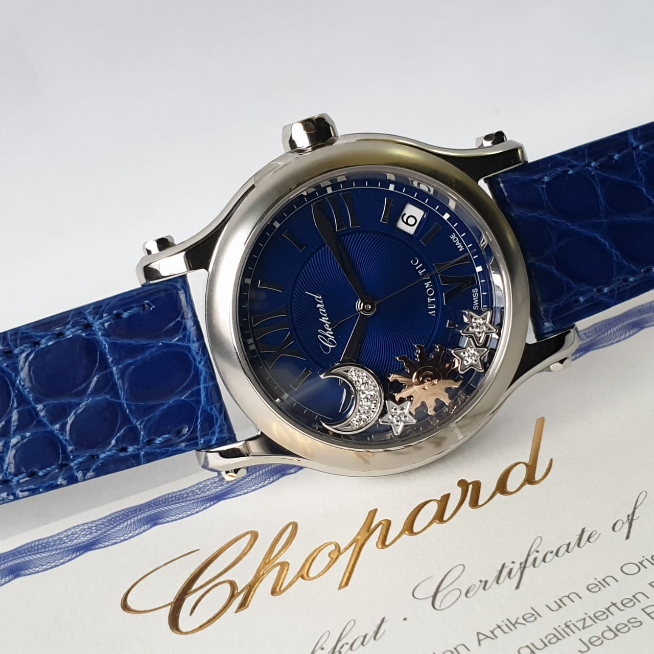 Chopard Happy Sport Sun, Moon and Stars 36 mm 278559-3011