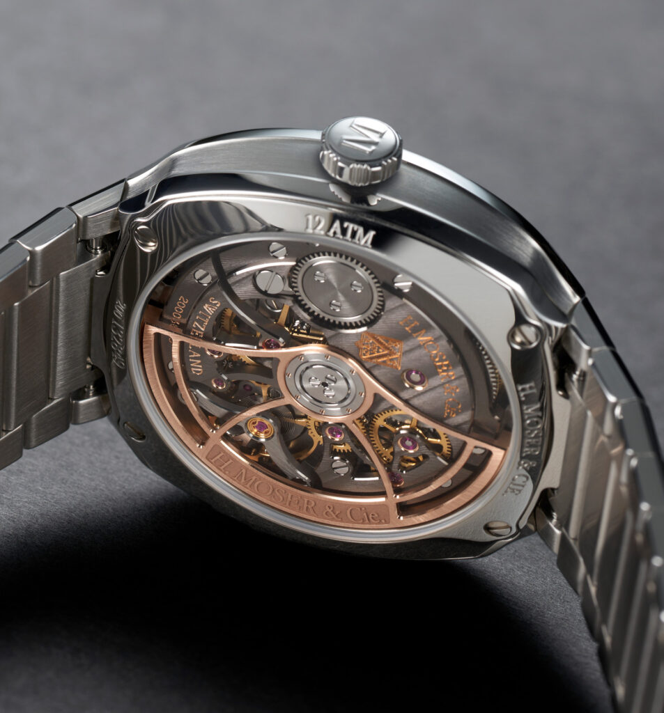 H.Moser & Cie Streamliner Centre Seconds Matrix Green 40 mm 6201-1200