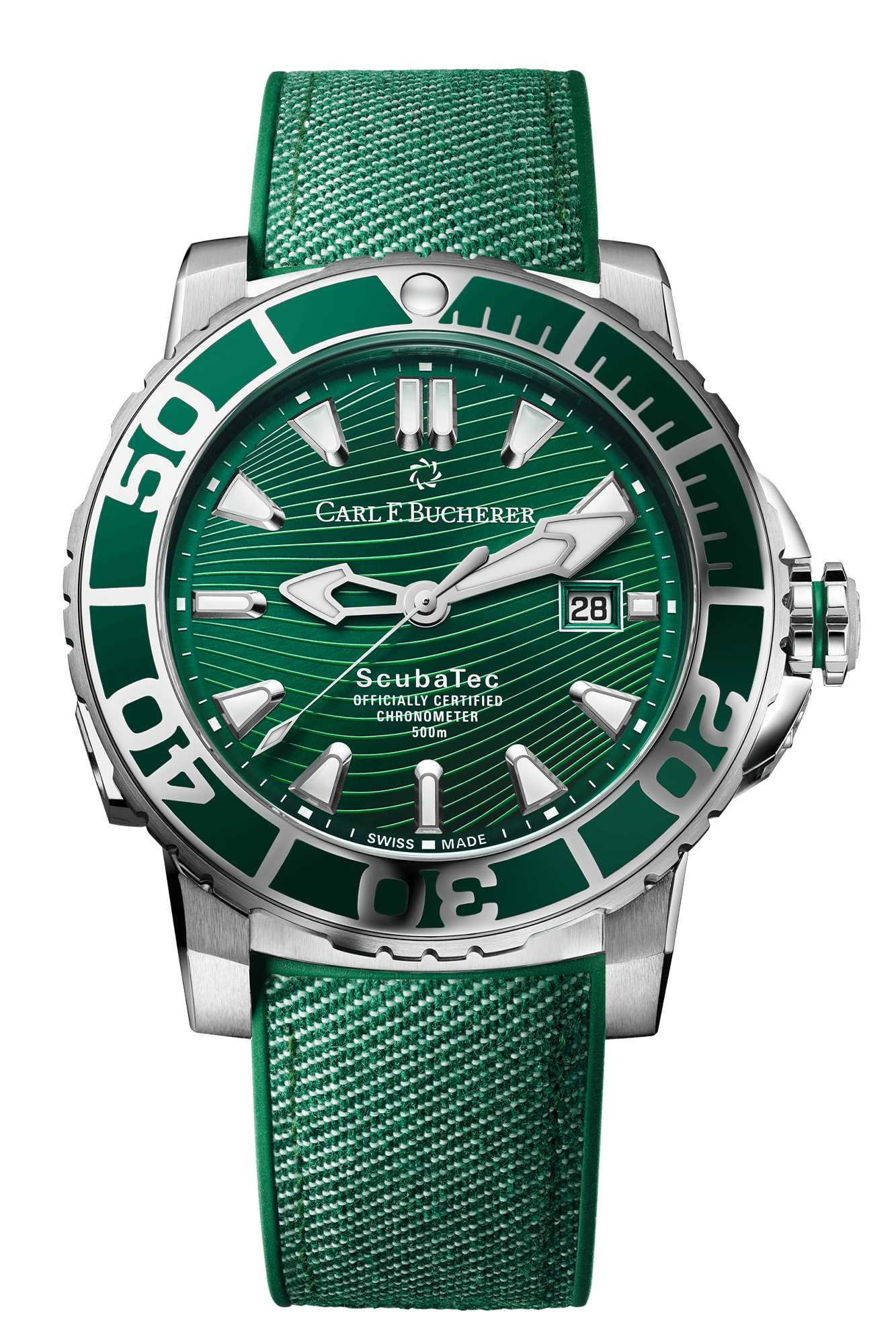 Carl F. Bucherer Patravi Scubatec Verde 44.6 mm 00.10632.23.93.01