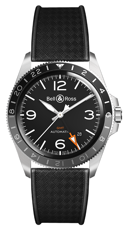 Bell & Ross Vintage BR V2-93 GMT 41 mm BRV293-BL-ST/SRB
