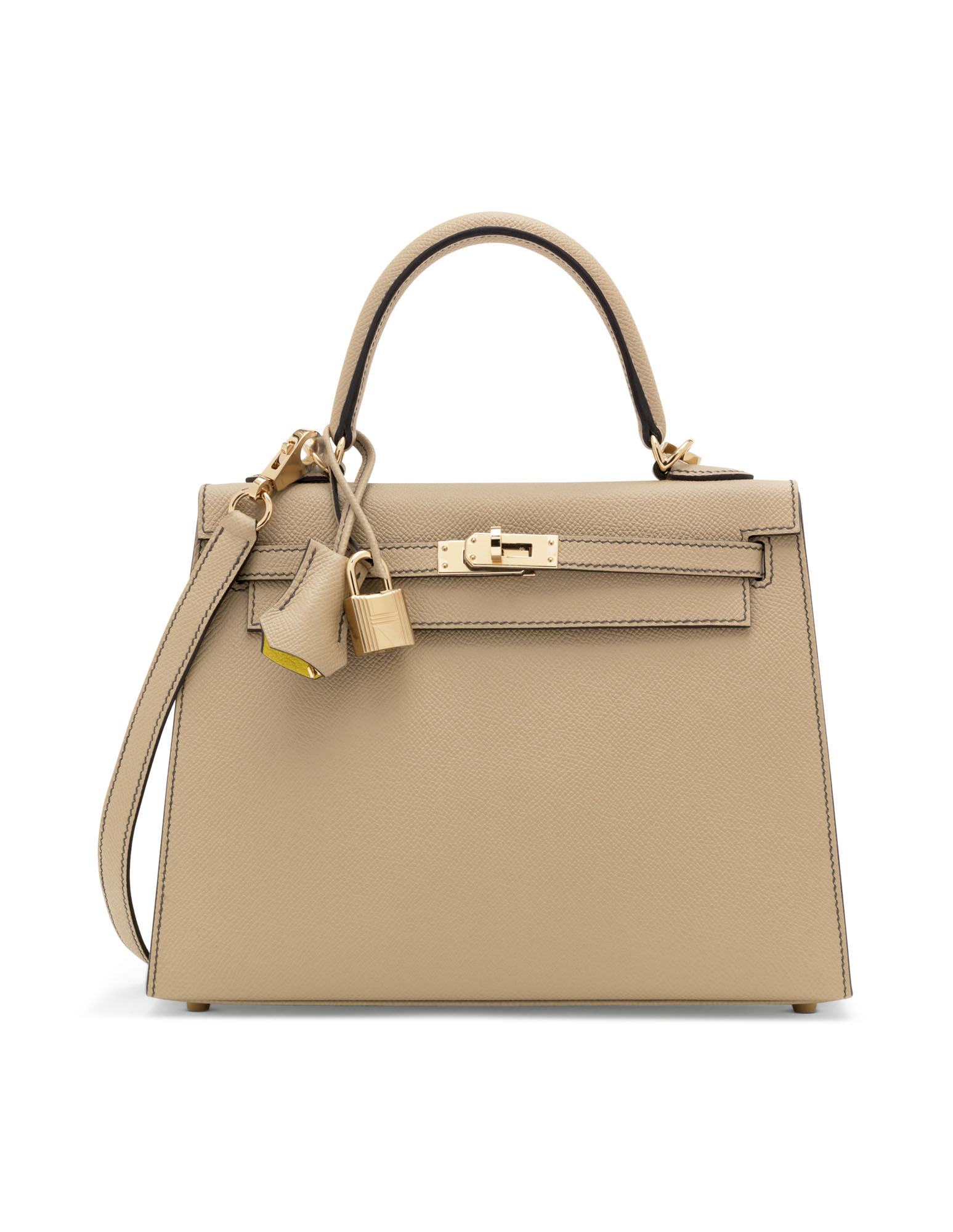 	 Сумка Hermes Kelly 25 Togo Trench Permabrass
