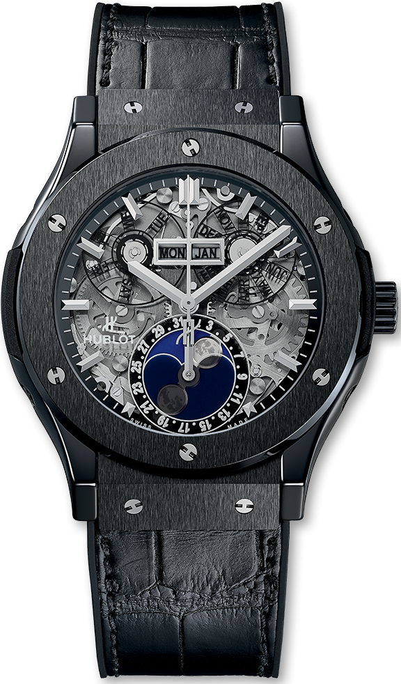 Hublot Classic Fusion Aerofusion Moonphase Black Magic 45 mm 517.CX.0170.LR