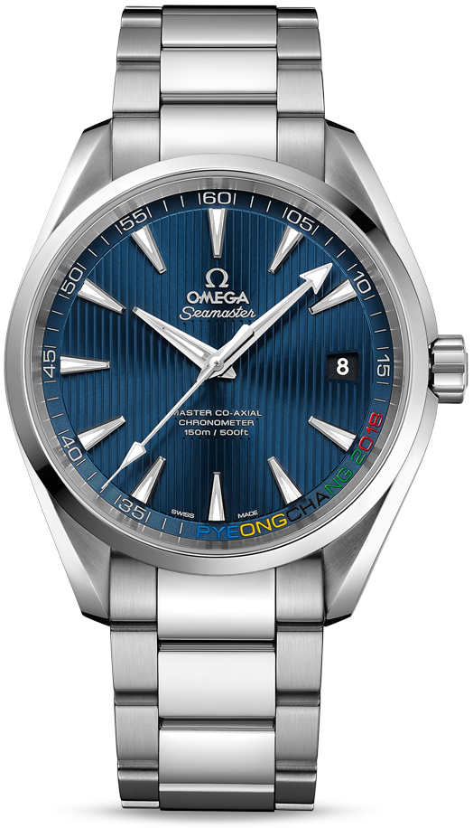 Omega Specialities Seamaster Aqua Terra 150M Pyeongchang 2018 41.5 mm 522.10.42.21.03.001