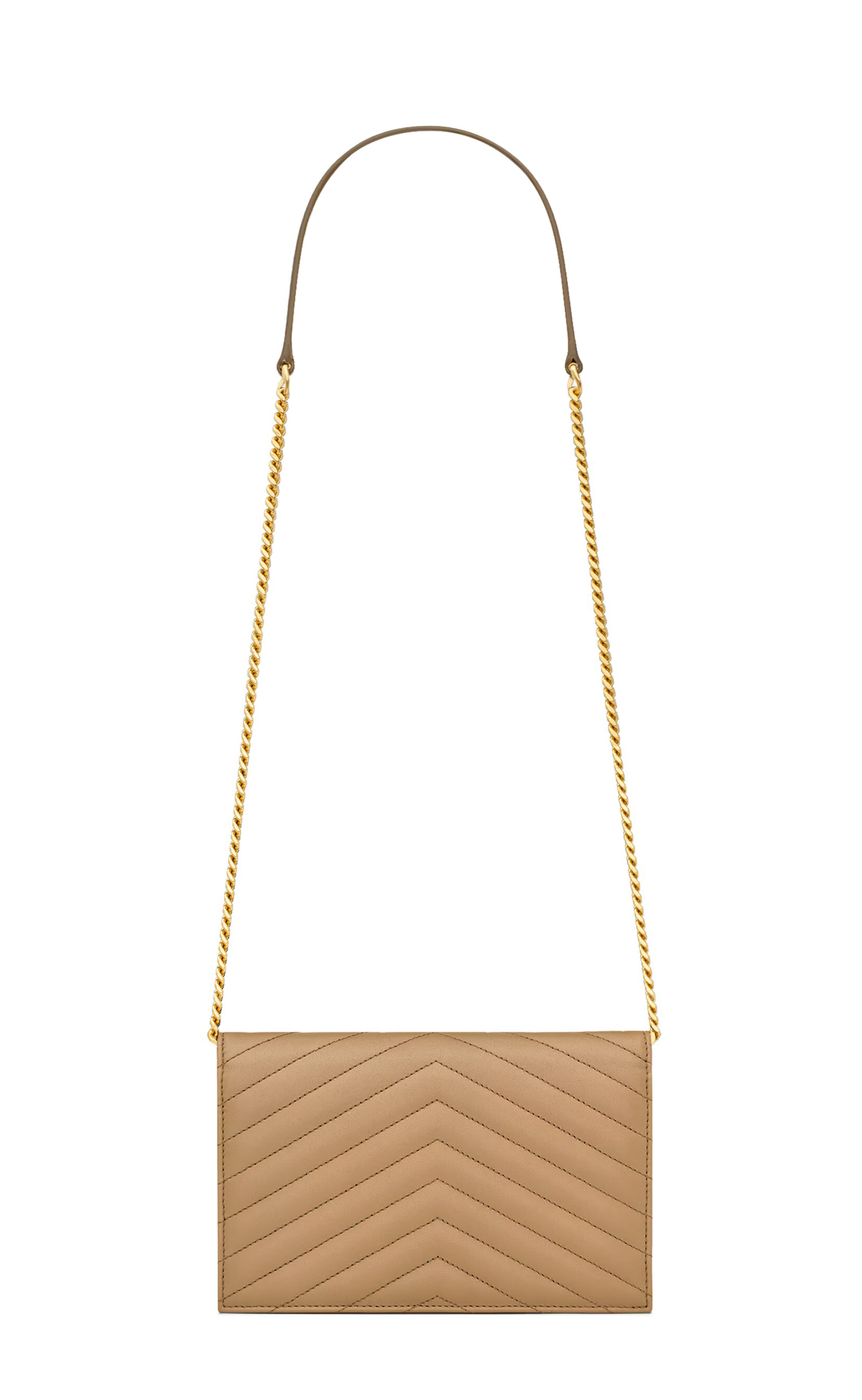 Сумка Saint Laurent Cassandre Envelope Chain Wallet In Lambskin 742920AAA442357