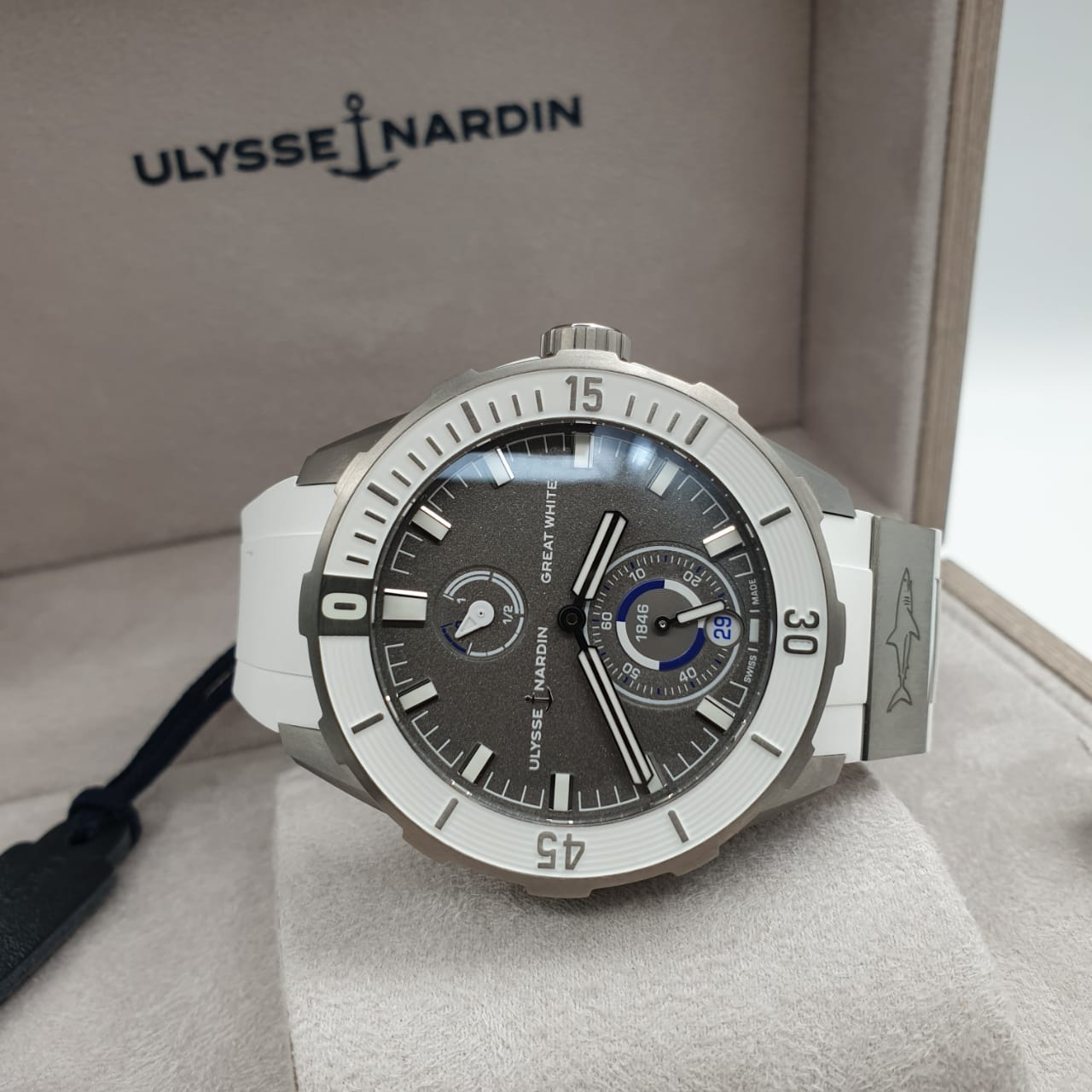 Ulysse Nardin Marine Diver Chronometer Great White 44 mm 1183-170LE-3/90-GW