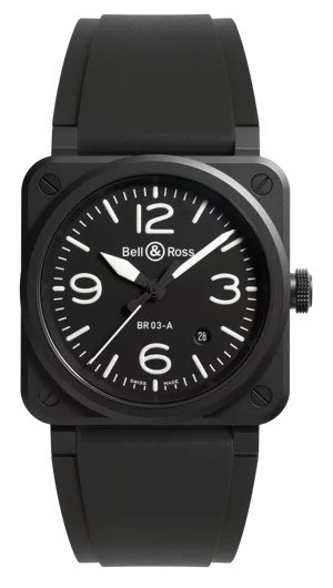 Bell & Ross BR 03 Black Matte 41 mm BR03A-BL-CE/SRB
