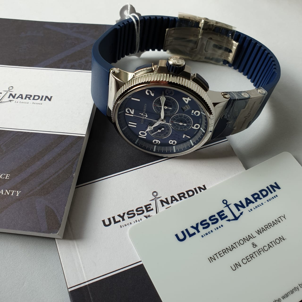 Ulysse Nardin Marine Chronograph Manufacture 43mm 1503-150-3/63
