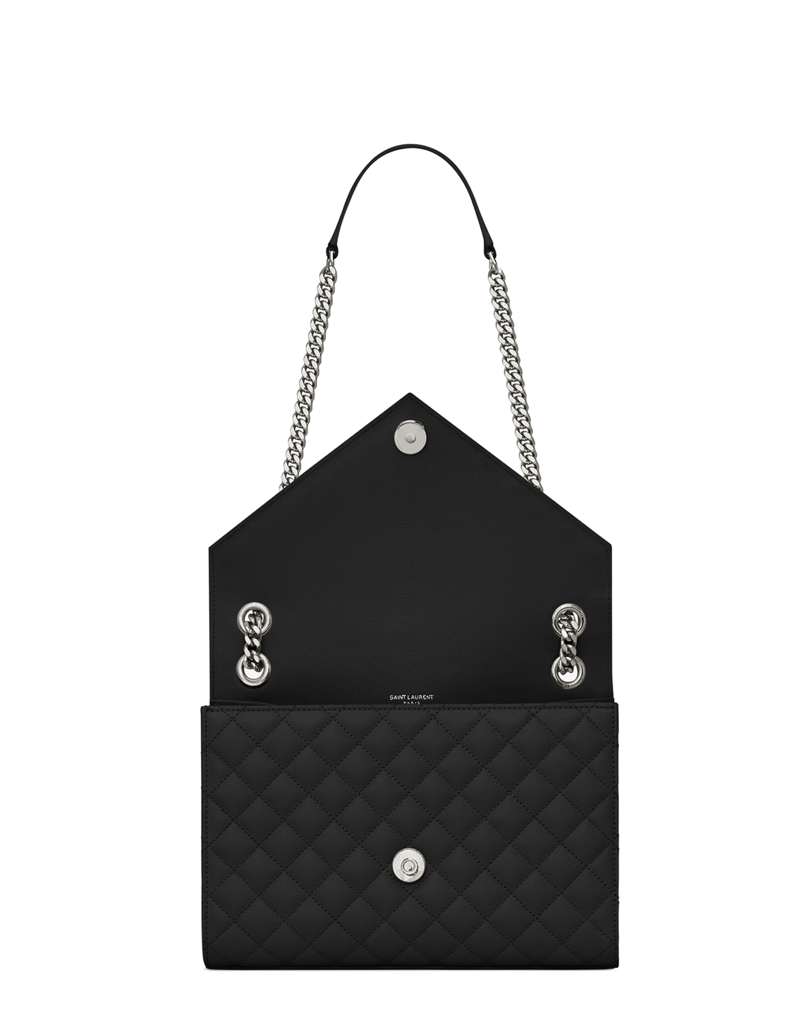 Сумка Saint Laurent Envelope Medium In Quilted Grain De Poudre Embossed Leather