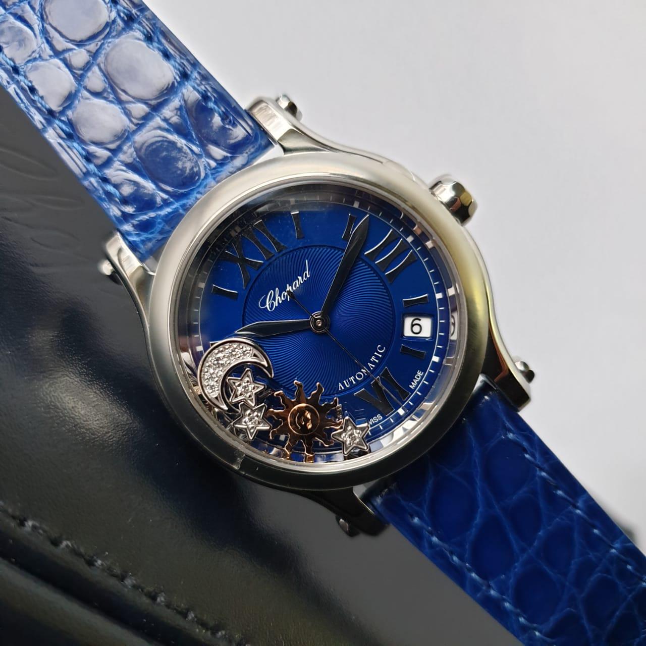 Chopard Happy Sport Sun, Moon and Stars 36 mm 278559-3011