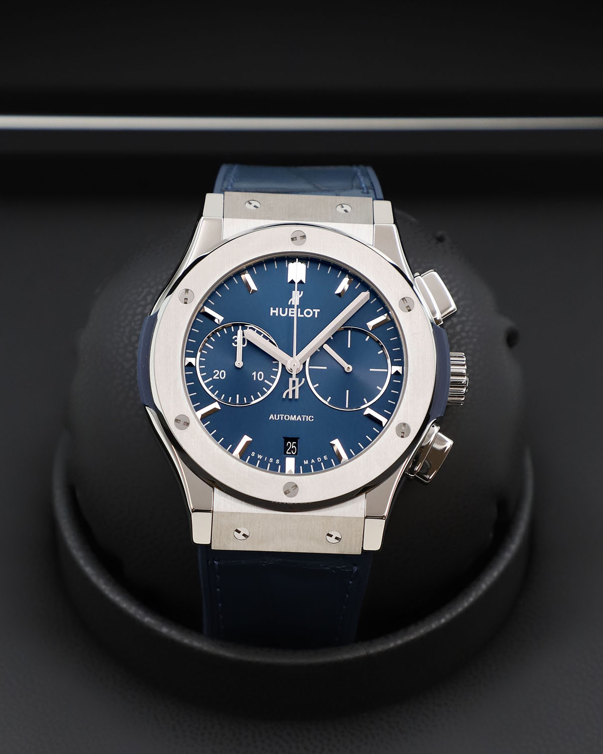 Hublot Classic Fusion Blue Chronograph Titanium 45 mm 521.NX.7170.LR