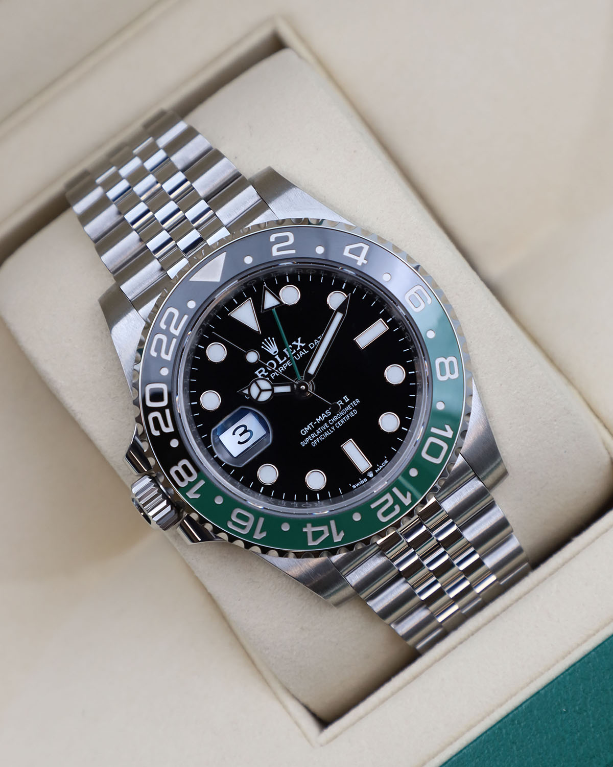 Rolex GMT-Master II Sprite Left-Handed 40 mm 126720