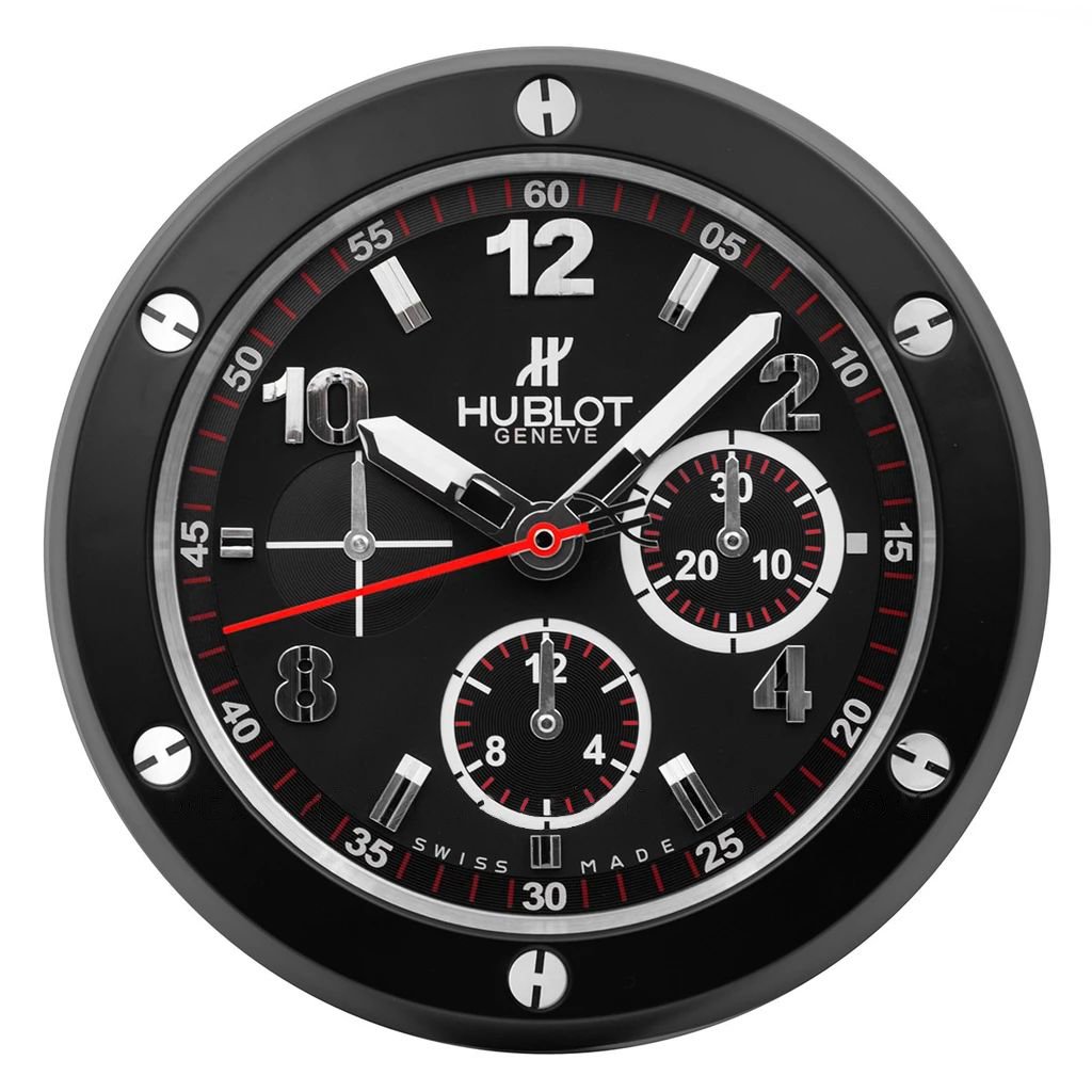 Настенные часы Hublot Big Bang Black Dial