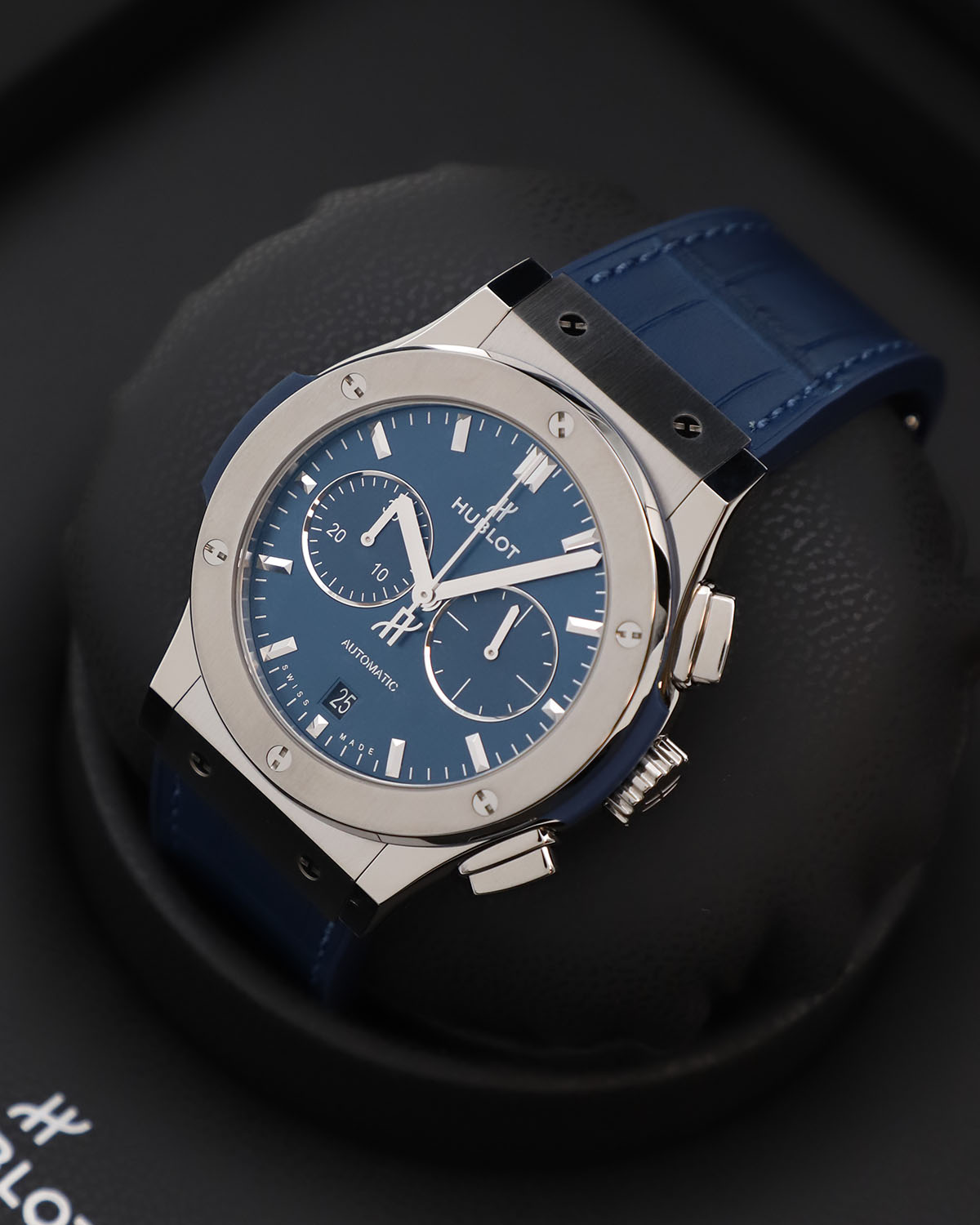 Hublot Classic Fusion Chronograph Titanium Blue 42 mm 541.NX.7170.LR
