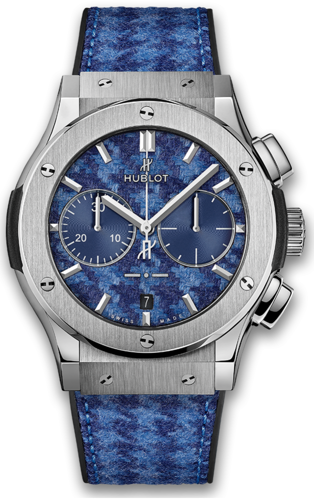 Hublot Classic Fusion Chronograph Italia Independent Pieds-de-Poule Titanium 45mm 521.NX.2710.NR.ITI18