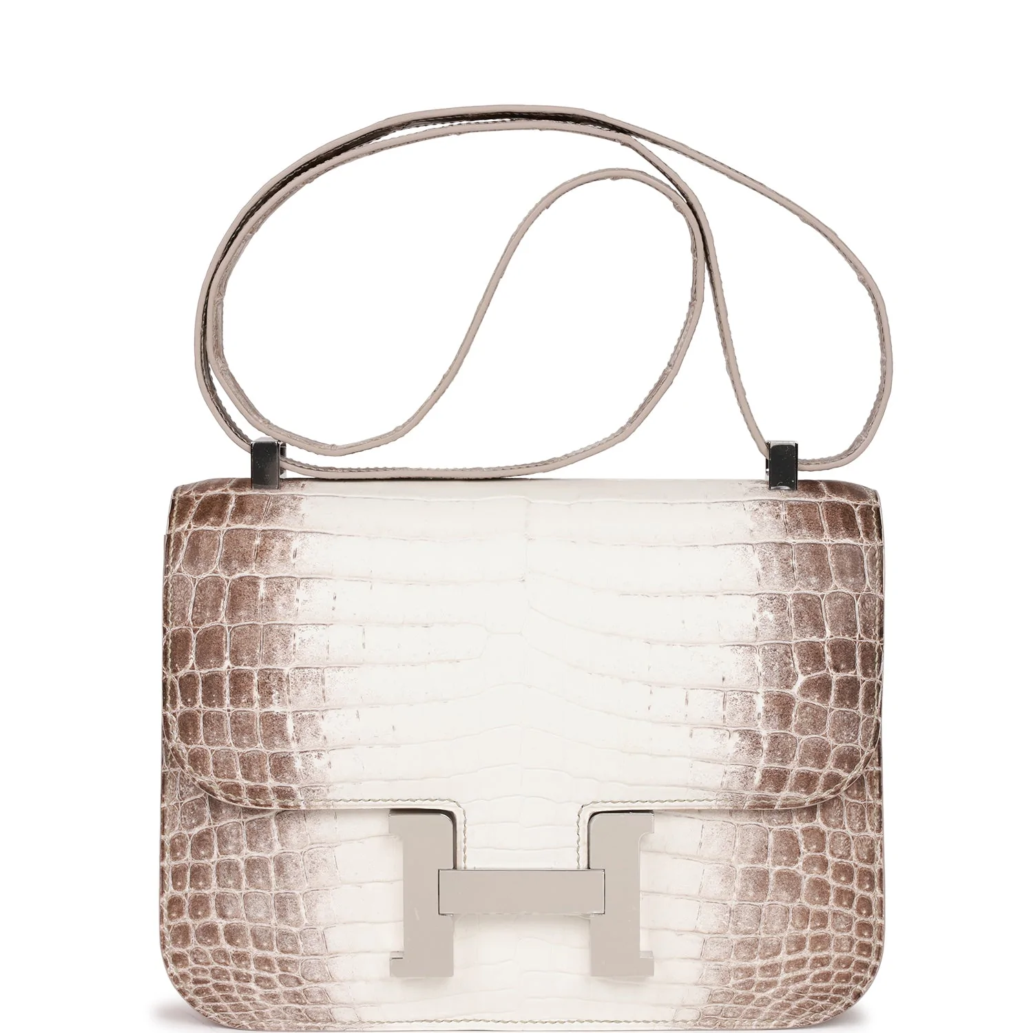 Сумочка Hermes Constance 1-24 Himalaya Matte Niloticus Crocodile Palladium Hardware