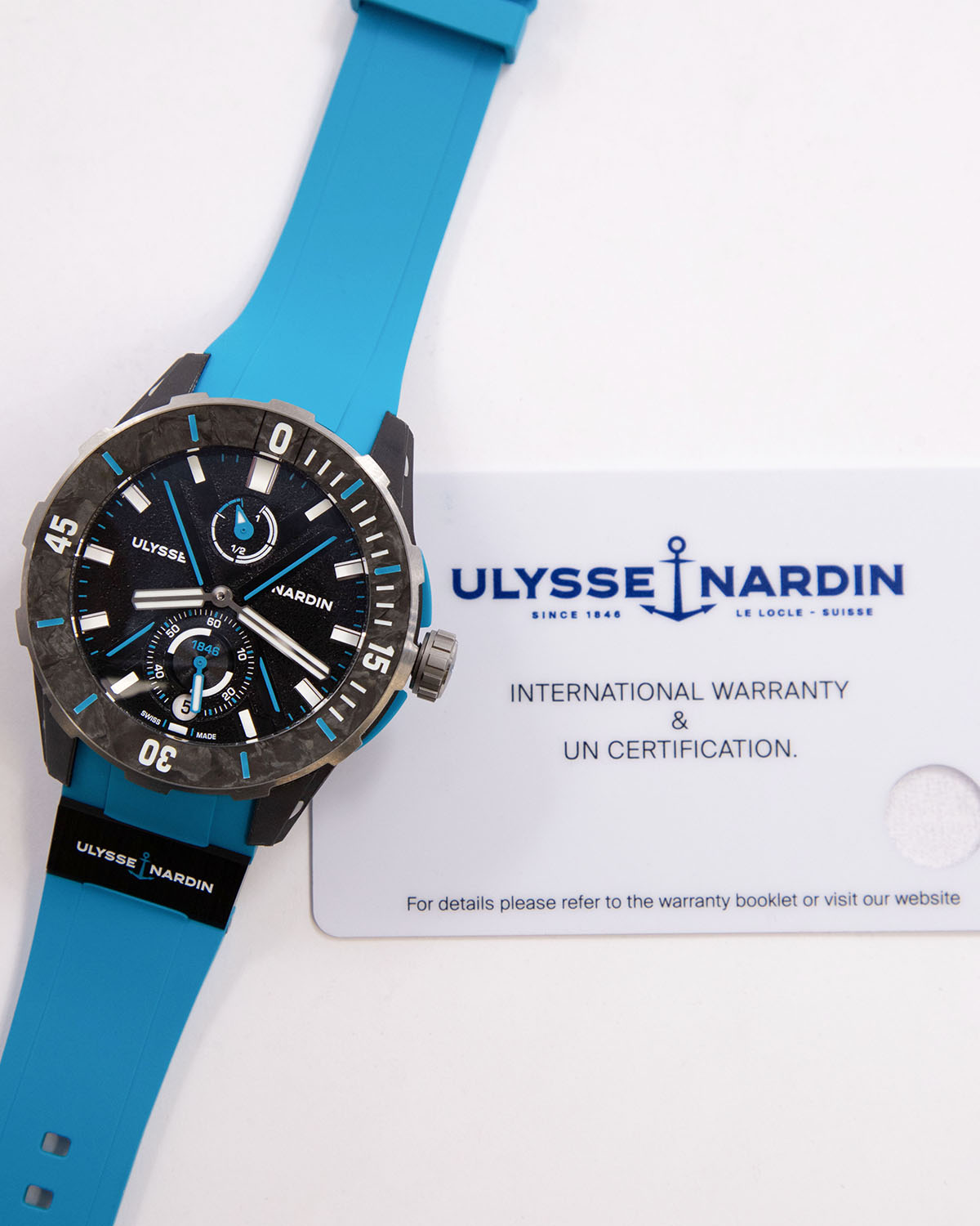 Ulysse Nardin Diver NET Azure 44 mm 1183-170-2B/3A