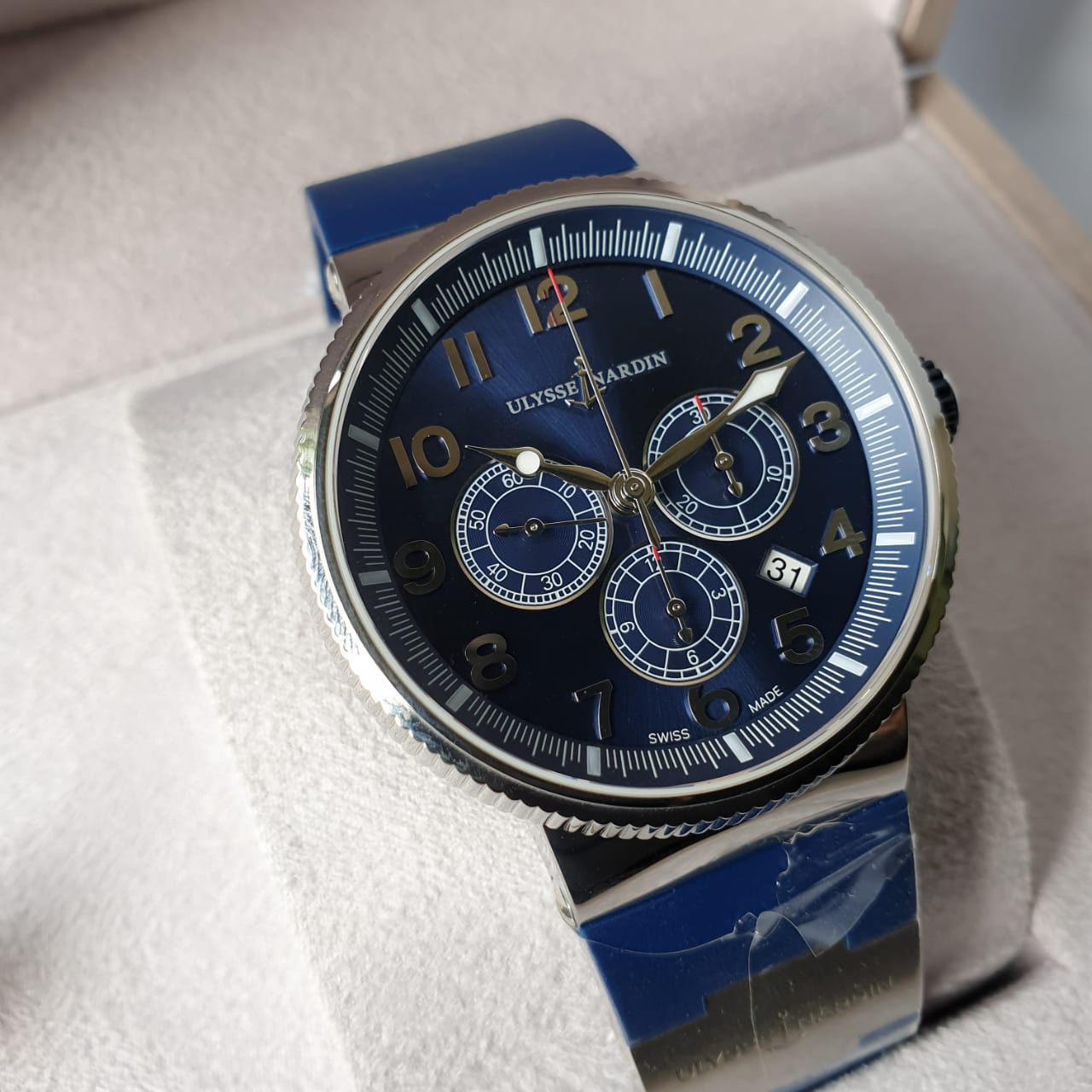 Ulysse Nardin Marine Chronograph Manufacture 43mm 1503-150-3/63