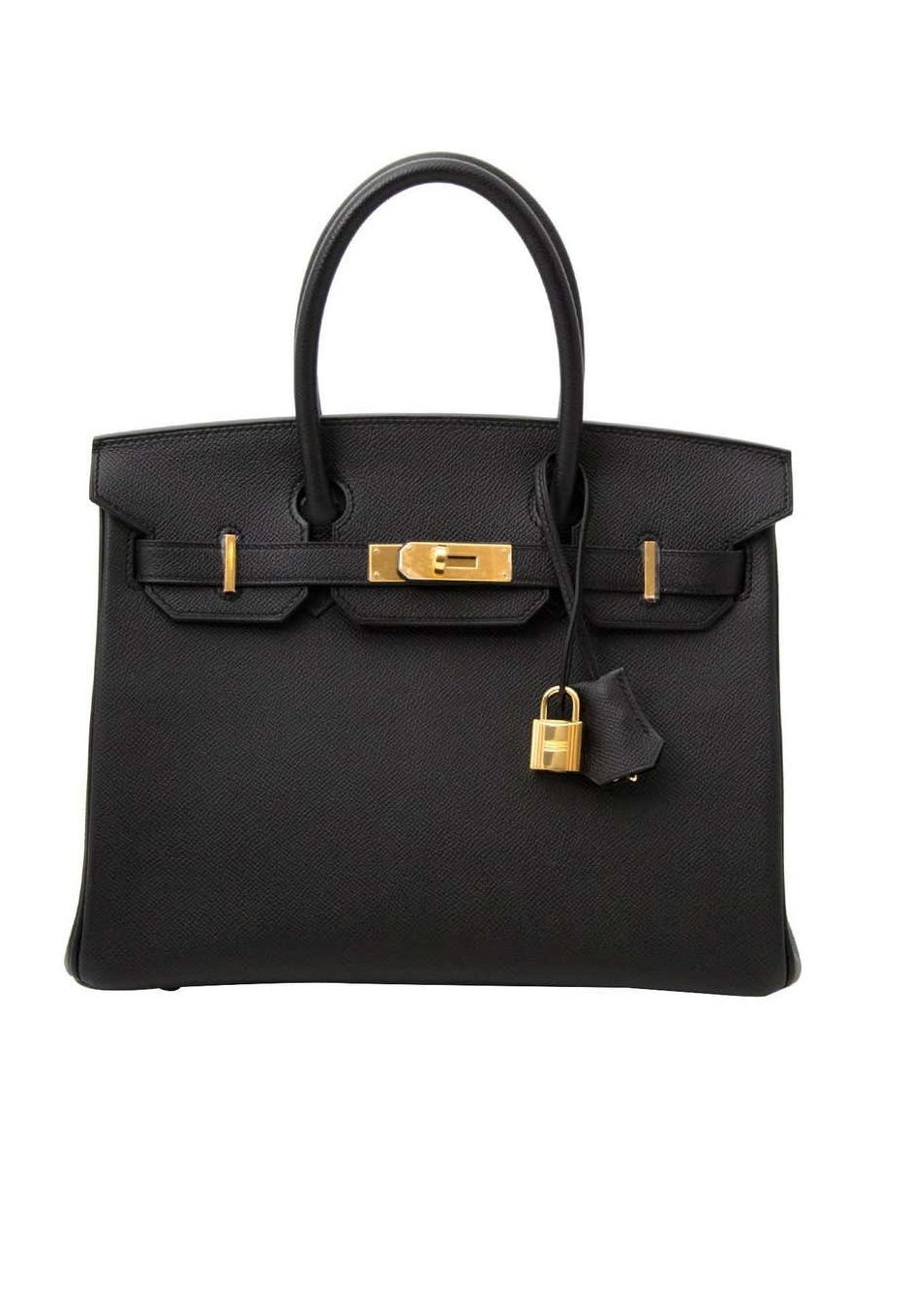 Сумка Hermes Birkin 30 Black Epsom Gold Hardware