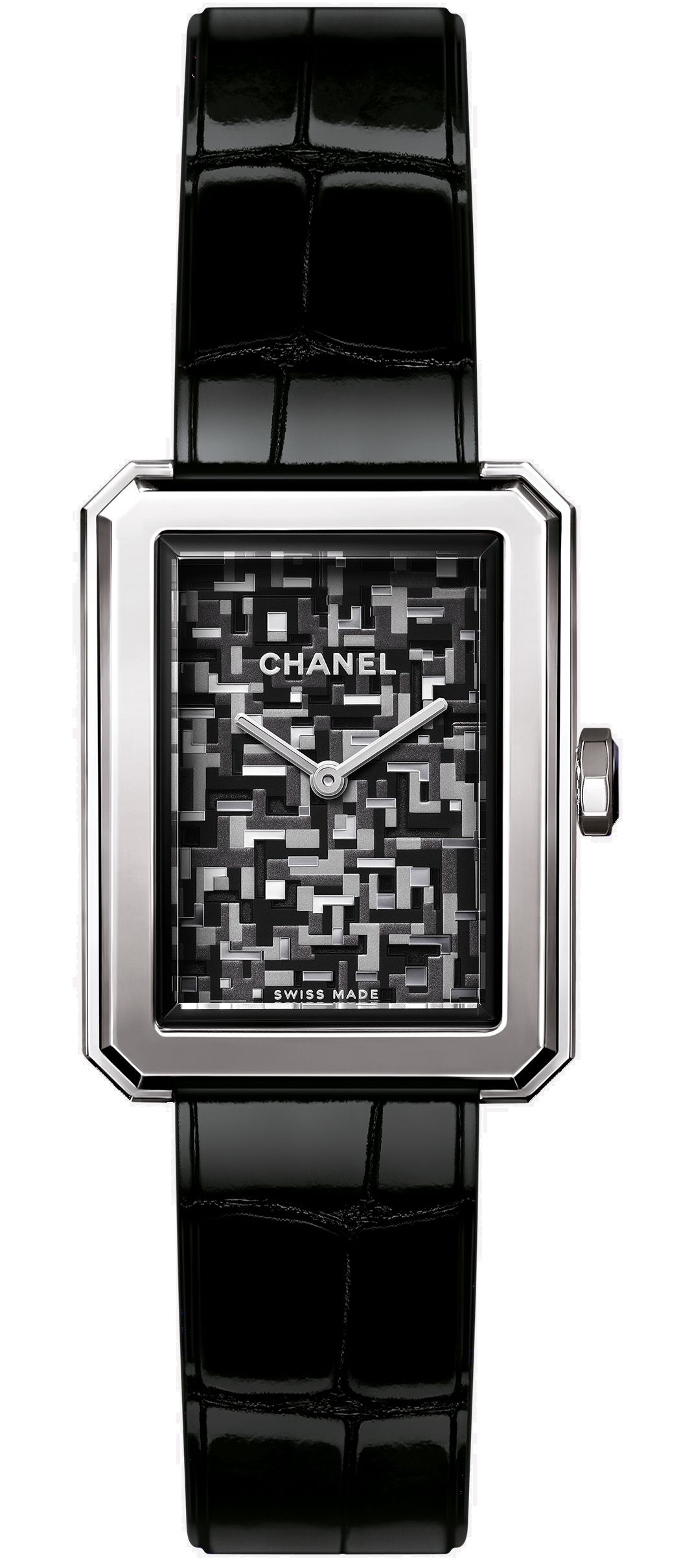Chanel Boy-Friend Tweed Watch 27.9 x 21.5 mm H6127