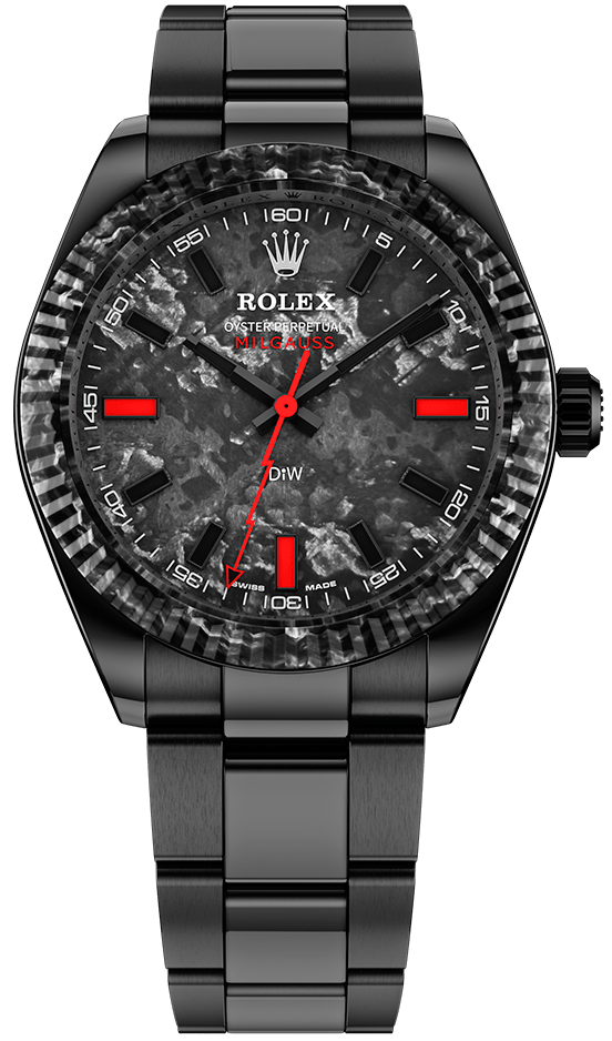 Rolex DiW Oyster Milgauss Speedster MLG CUSTOM