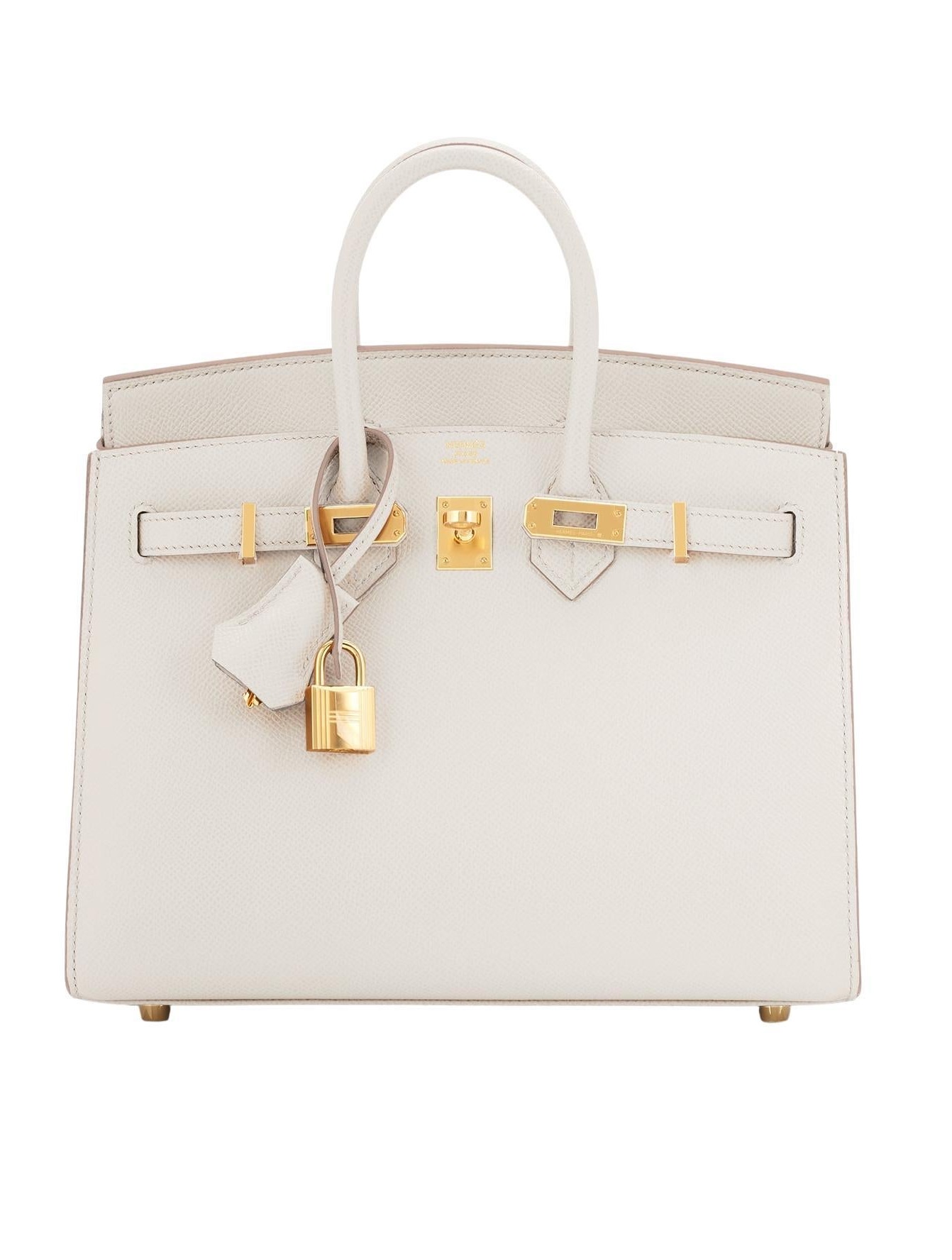 Сумка Hermes Birkin 25 Craie Veau Togo GHW