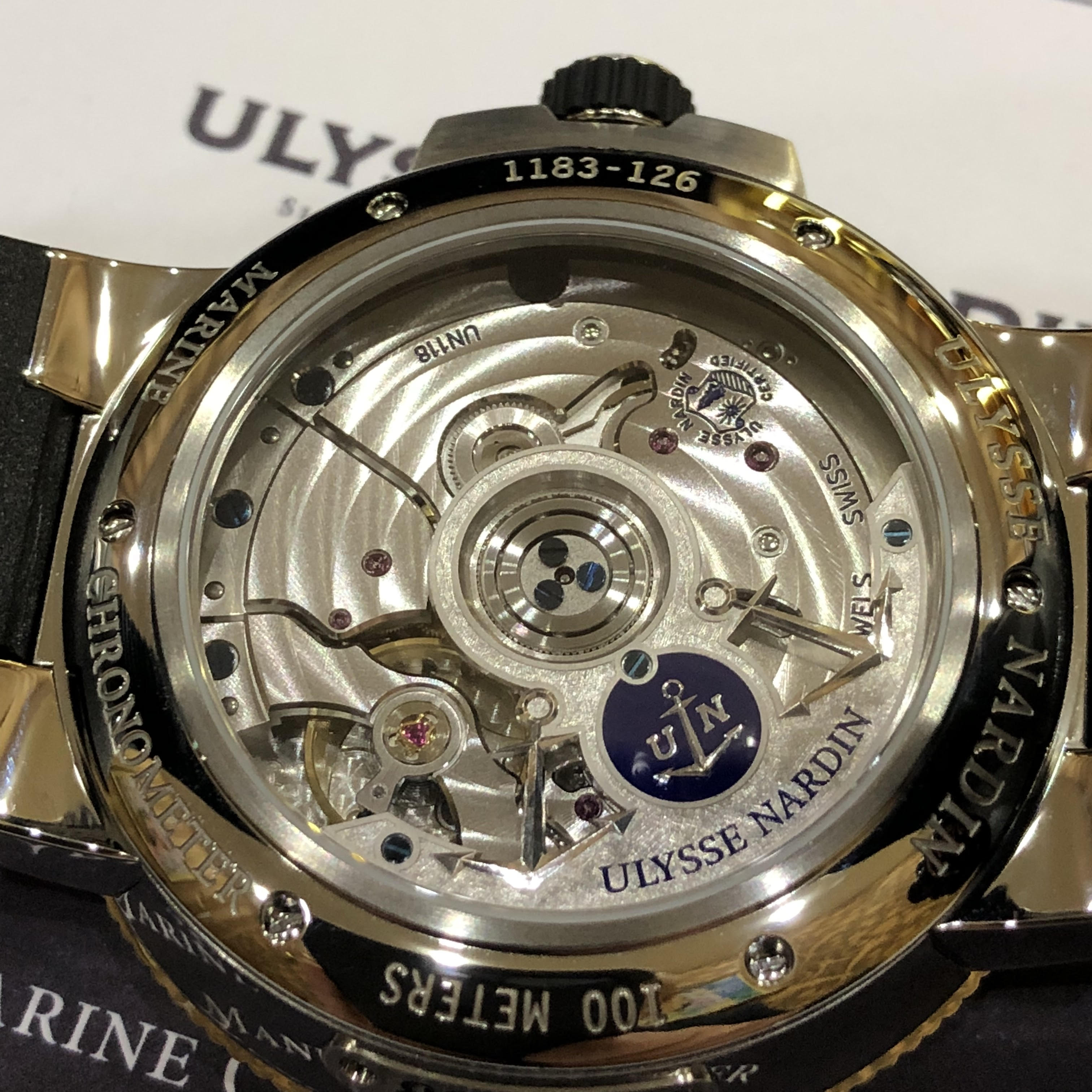 Ulysse Nardin Marine Chronometer Manufacture 43 mm 1183-126-3/42