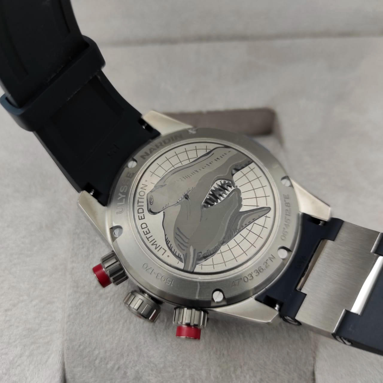 Ulysse Nardin Marine Diver Chronograph 44 mm 1503-170LE-3/93-HAMMER