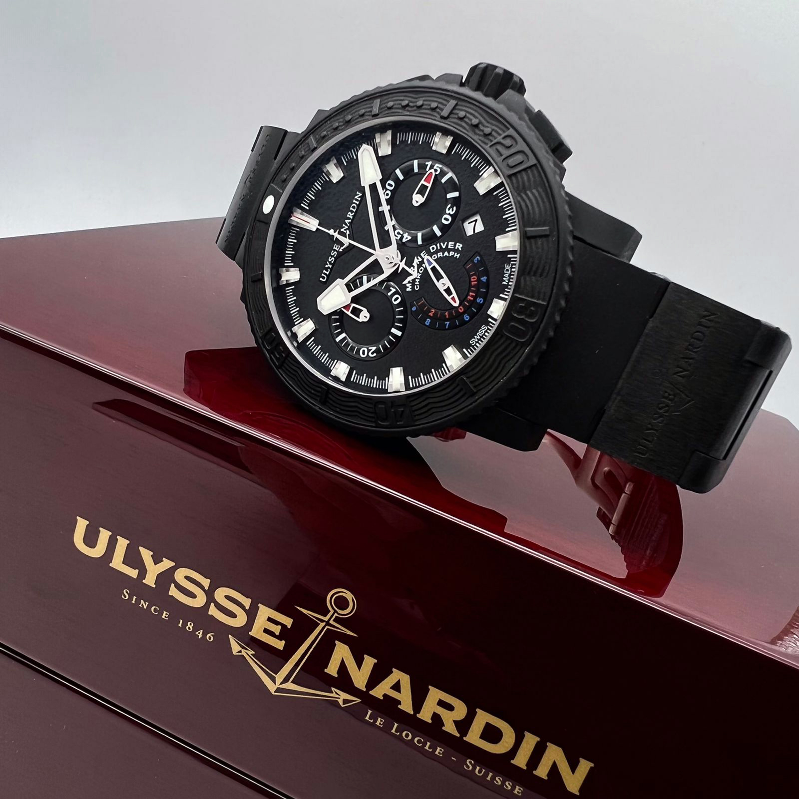 Ulysse Nardin Marine Diver Black Sea Chronograph 353-92-3C