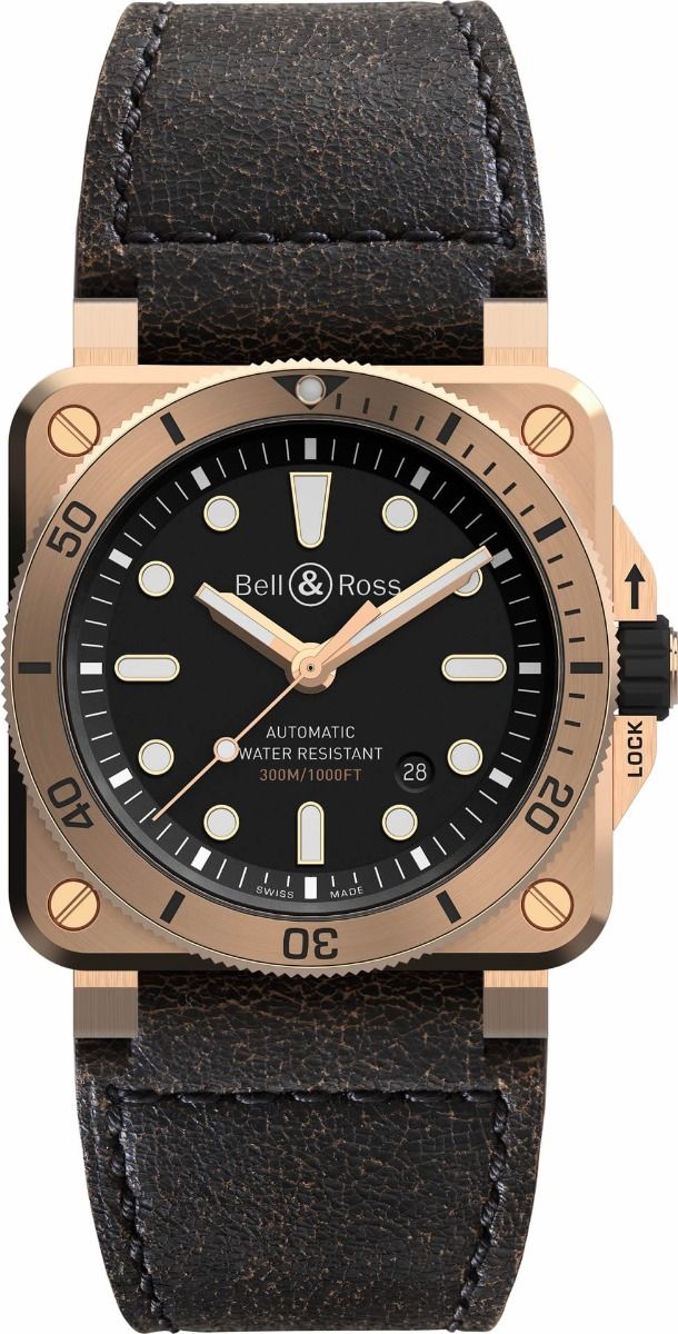 Bell & Ross BR 03-92 Diver Bronze 42 mm BR0392-D-BL-BR/SCA