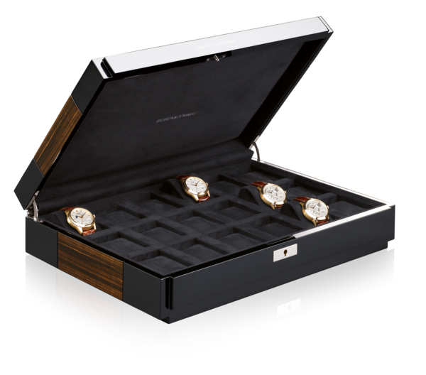 Шкатулка для хранения часов Buben & Zorweg Vantage 18 Macassar