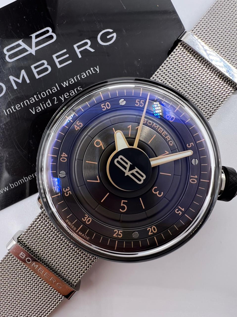 Bomberg BB-01 Gent Grey 43 mm CT43H3SS.15-1.9