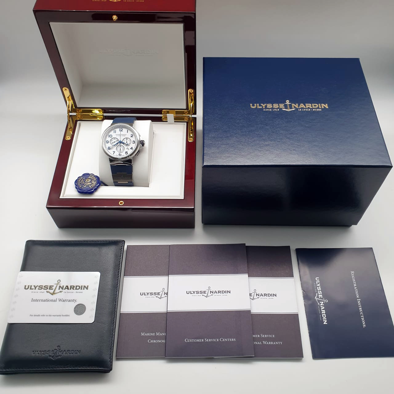 Ulysse Nardin Marine Chronograph Manufacture 43mm 1503-150-3/60