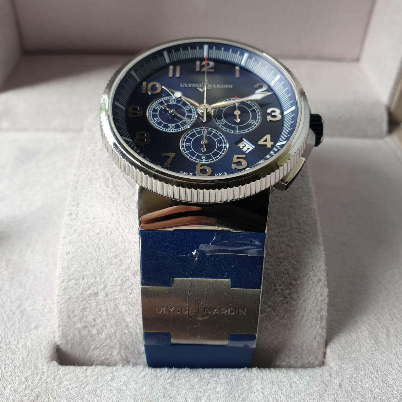 Ulysse Nardin Marine Chronograph Manufacture 43mm 1503-150-3/63